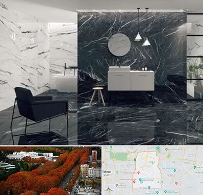 فروشگاه سنگ مرمریت در منطقه 6 تهران 