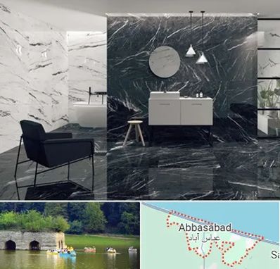 فروشگاه سنگ مرمریت در عباس آباد