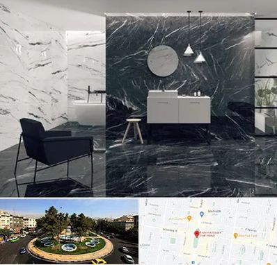 فروشگاه سنگ مرمریت در هفت حوض 