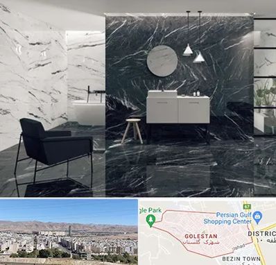 فروشگاه سنگ مرمریت در شهرک گلستان شیراز 