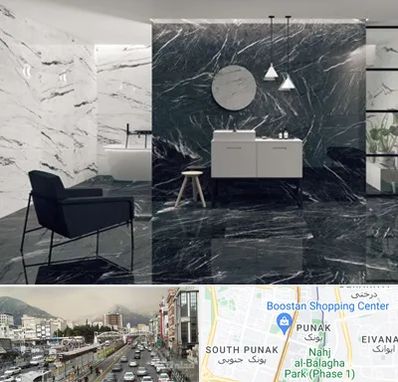 فروشگاه سنگ مرمریت در پونک 