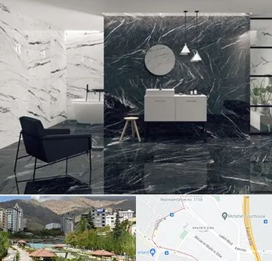 فروشگاه سنگ مرمریت در شهر زیبا 