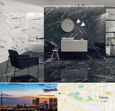 فروشگاه سنگ مرمریت در غرب تهران 