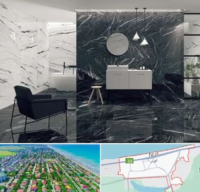 فروشگاه سنگ مرمریت در نور