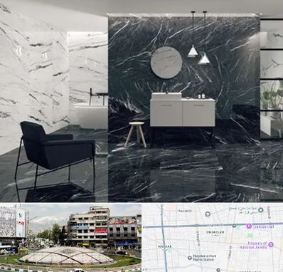 فروشگاه سنگ مرمریت در مرکز تهران