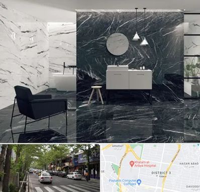 فروشگاه سنگ مرمریت در ظفر 