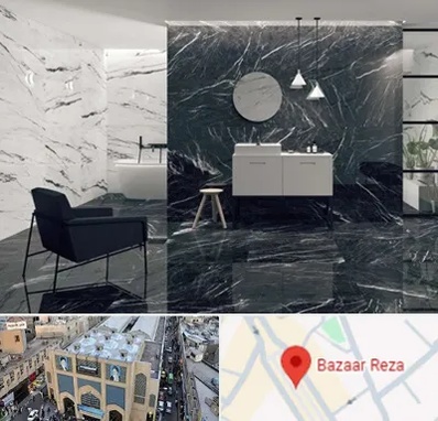 فروشگاه سنگ مرمریت در بازار رضا مشهد