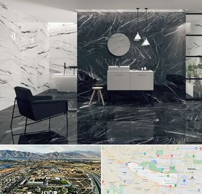 فروشگاه سنگ مرمریت در منطقه 21 تهران 