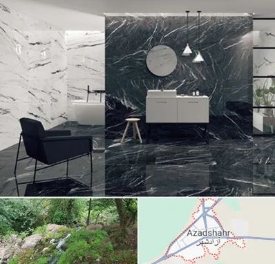 فروشگاه سنگ مرمریت در آزادشهر