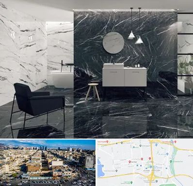 فروشگاه سنگ مرمریت در شهرک راه آهن 