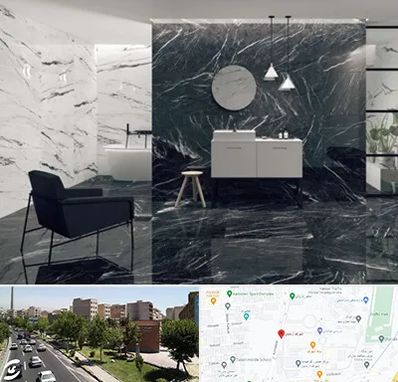 فروشگاه سنگ مرمریت در شهرک آزمایش 