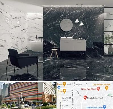 فروشگاه سنگ مرمریت در سهروردی 