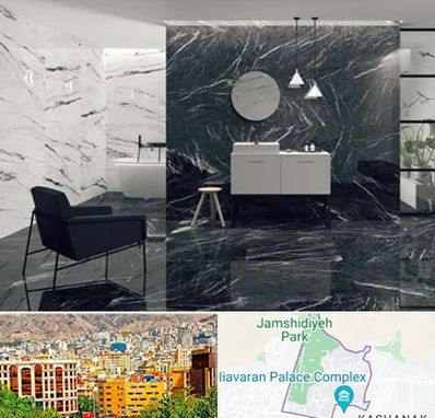 فروشگاه سنگ مرمریت در نیاوران 