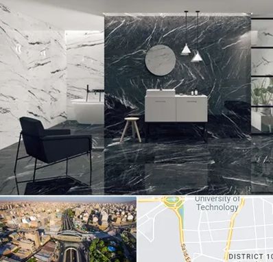 فروشگاه سنگ مرمریت در استاد معین 