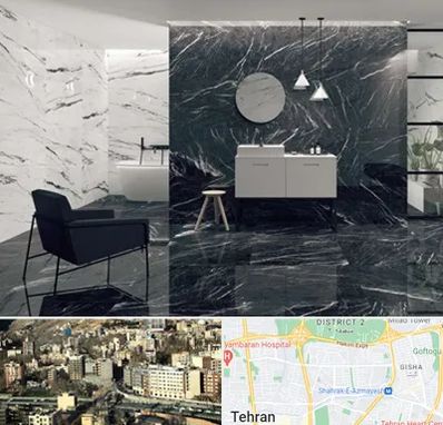 فروشگاه سنگ مرمریت در مرزداران 