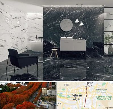 فروشگاه سنگ مرمریت در ولیعصر 