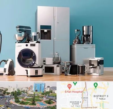 لوازم خانگی قسطی در ونک 