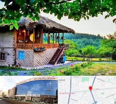 اقامتگاه بوم گردی در نصف راه تبریز