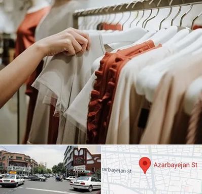 فروشگاه لباس زنانه در خیابان آذربایجان