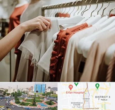 فروشگاه لباس زنانه در ونک تهران