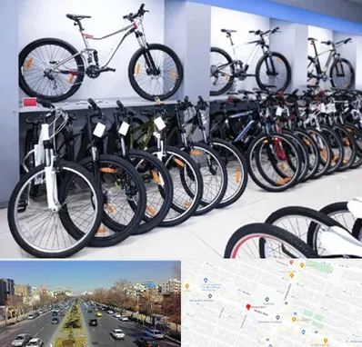 دوچرخه قسطی در بلوار معلم مشهد 