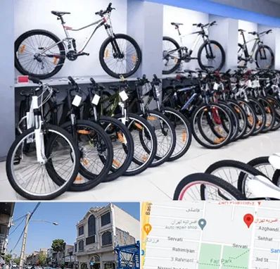 دوچرخه قسطی در افسریه 