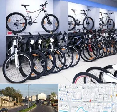 دوچرخه قسطی در ضیابری رشت 