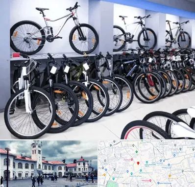 دوچرخه قسطی در میدان شهرداری رشت 