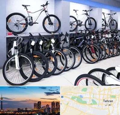 دوچرخه قسطی در غرب تهران 