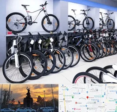 دوچرخه قسطی در میدان حر 