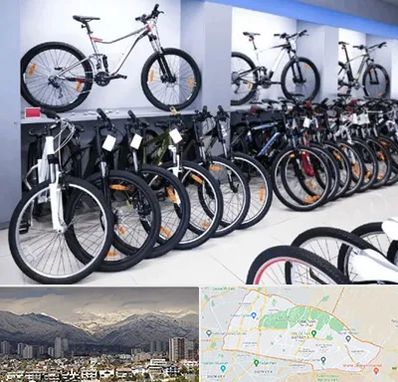 دوچرخه قسطی در منطقه 4 تهران 