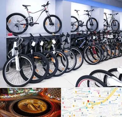 دوچرخه قسطی در میدان ولیعصر 