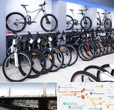 دوچرخه قسطی در پارک وی 