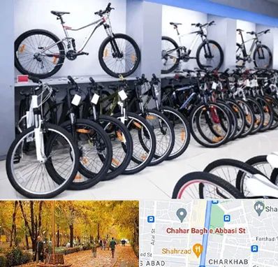 دوچرخه قسطی در چهارباغ اصفهان 