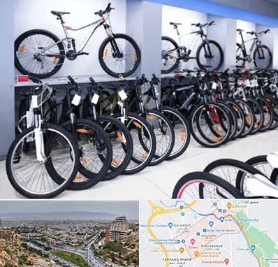 دوچرخه قسطی در معالی آباد شیراز 