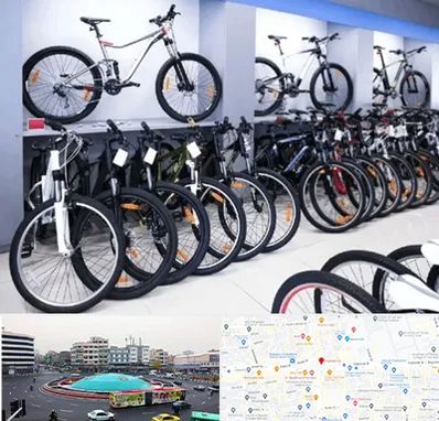 دوچرخه قسطی در میدان انقلاب 