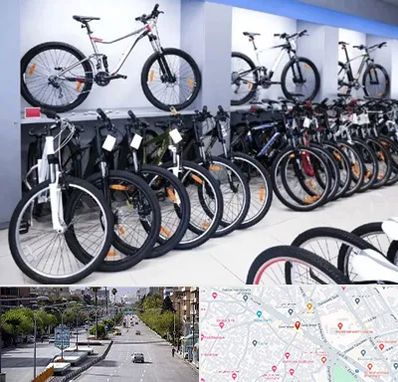 دوچرخه قسطی در خیابان زند شیراز 