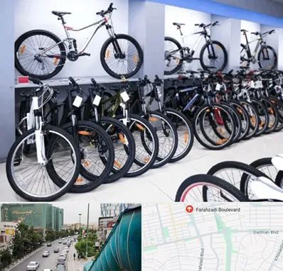دوچرخه قسطی در بلوار فرحزادی