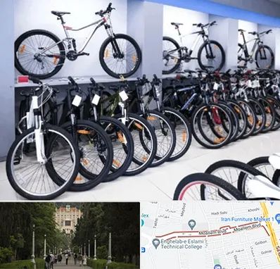 دوچرخه قسطی در بلوار معلم رشت 