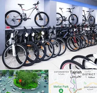 دوچرخه قسطی در تجریش 