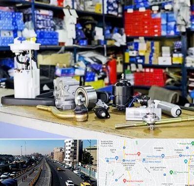 فروشگاه لوازم خودرو در پیروزی 