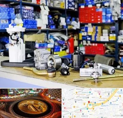 فروشگاه لوازم خودرو در میدان ولیعصر 