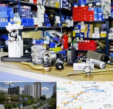 فروشگاه لوازم خودرو در اندرزگو 