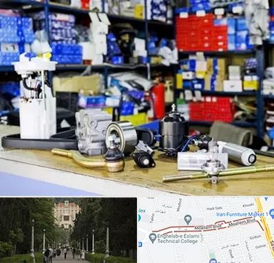 فروشگاه لوازم خودرو در بلوار معلم رشت 