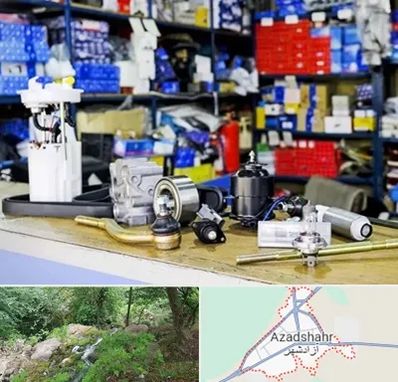 فروشگاه لوازم خودرو در آزادشهر