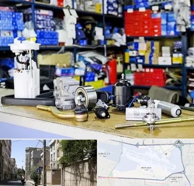 فروشگاه لوازم خودرو در مهرآباد