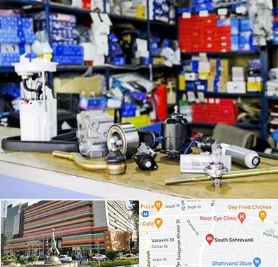 فروشگاه لوازم خودرو در سهروردی 