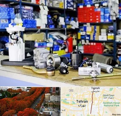 فروشگاه لوازم خودرو در ولیعصر 