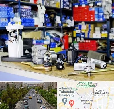 فروشگاه لوازم خودرو در شهران 