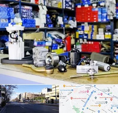 فروشگاه لوازم خودرو در خیابان ملاصدرا شیراز 